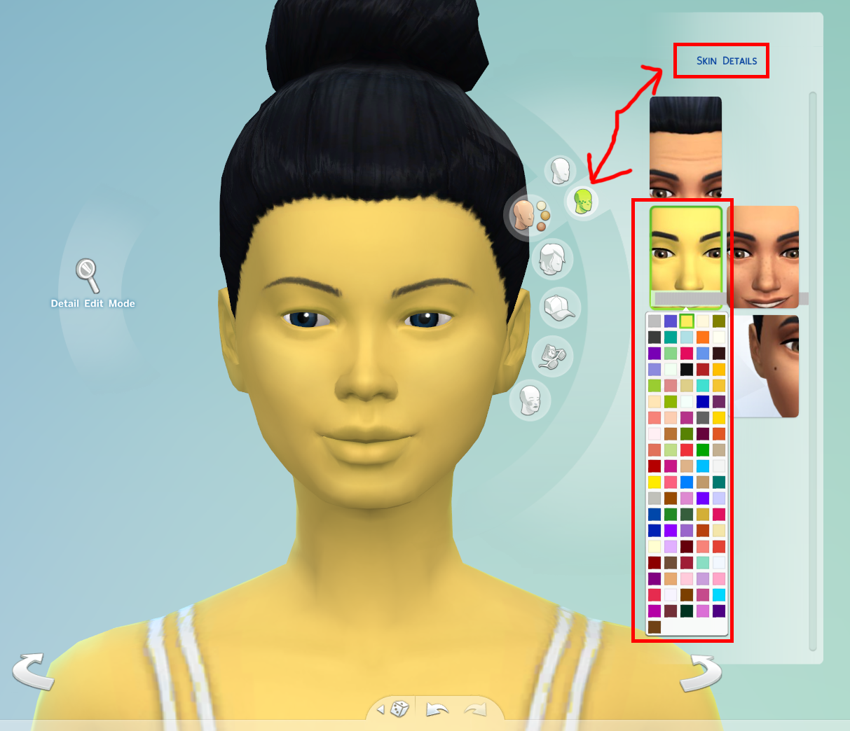 sims 4 cas hair color mod