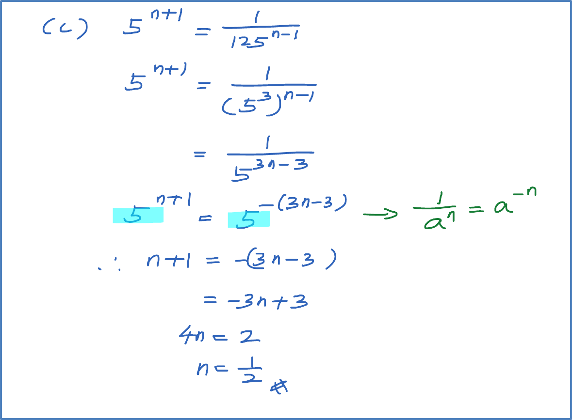 5.3 Persamaan yang Melibatkan Indeks - Matematik Tambahan SPM