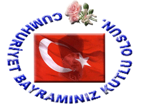 Cumhuriyet Bayramı kutlama animasyonu