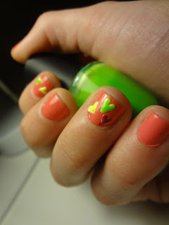 neon hearts on sally hansen coral reef