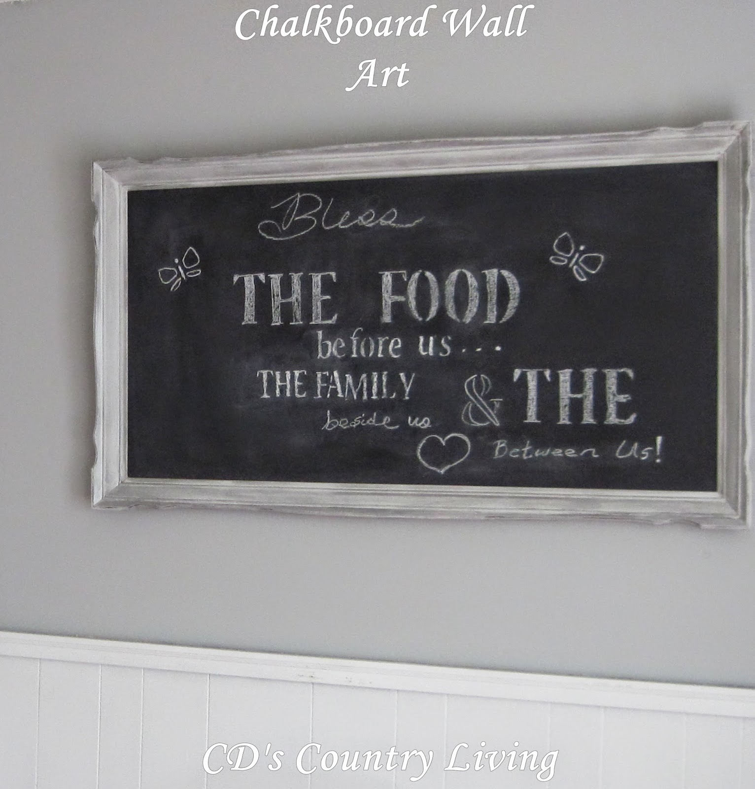 Chalkboard Wall Art Pallet And Pantry