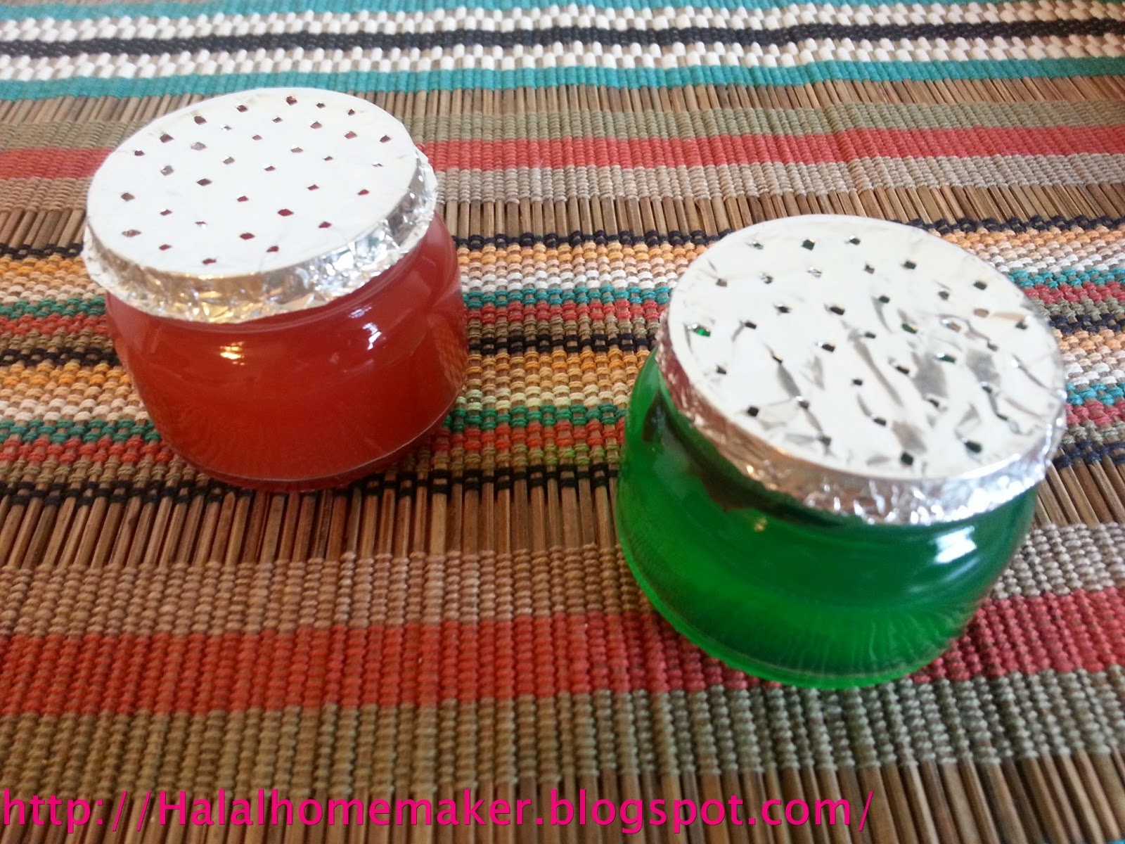 Halal Homemaker Homemade Gel Air Freshener (using Agar Agar)