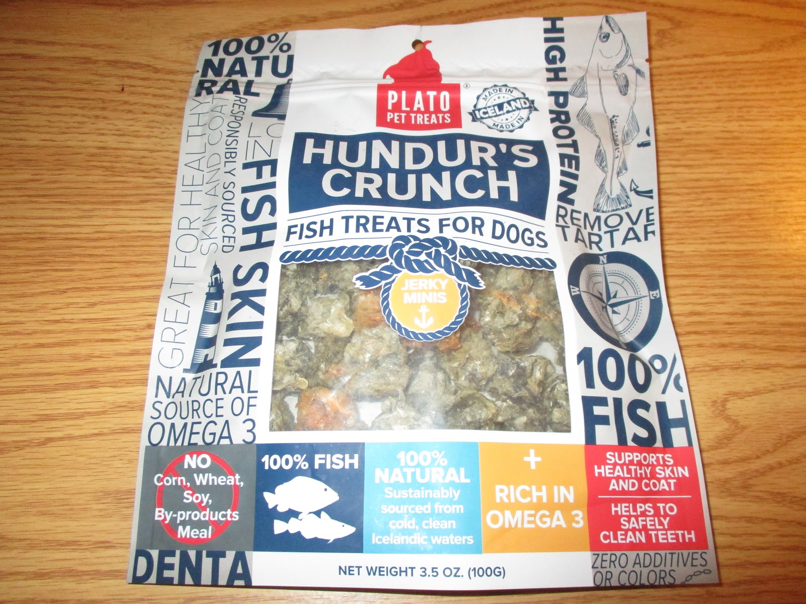 Missys Product Reviews Plato Hundur’s Crunch Fish Jerky Minis Dog