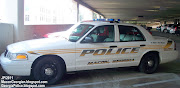 POLICE CAR, Macon Georgia Police Patrol Car in Medical Center Parking Garage (macon ga)