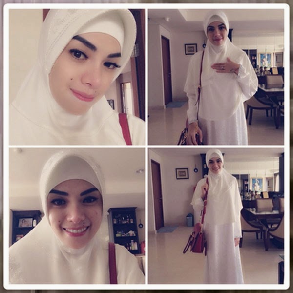 Foto Nikita Mirzani Umroh