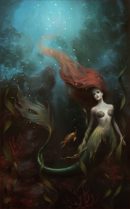 As belas ilustrações de mulheres com temas de fantasia de Mélanie Delon Melanie Delon deviantart ilustrações mulheres fantasia romantismo classicismo
