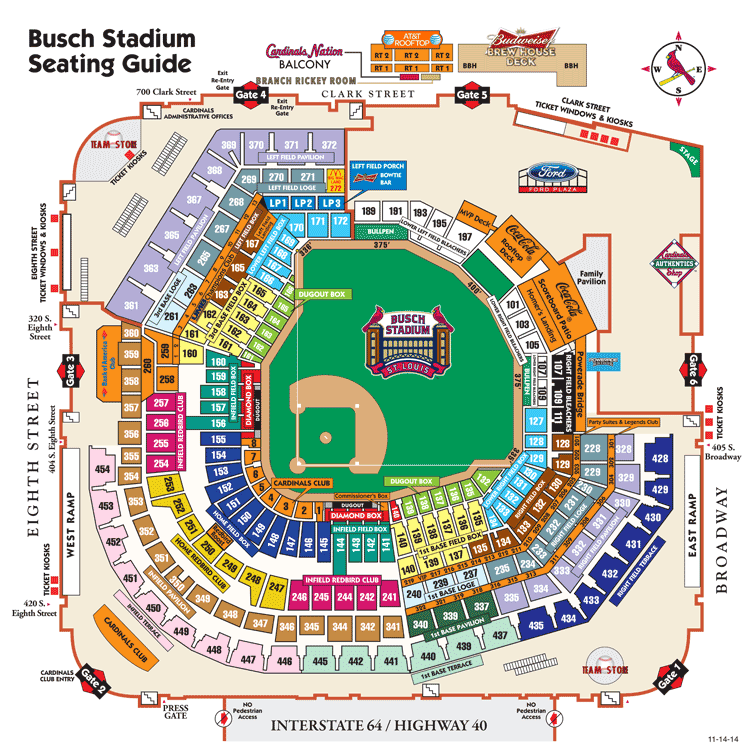 Stl Cardinals Seating Chart 3d