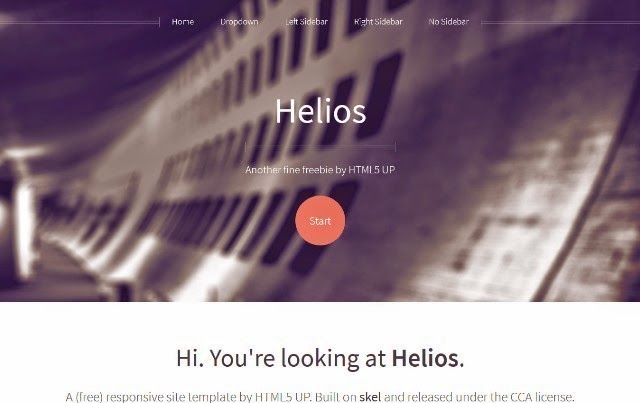 Helios - Free Html5 Template