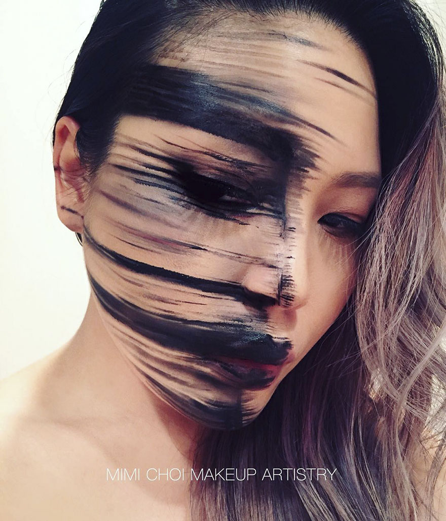 #19 - Woman Gives Up Teaching To Create Optical Illusions With Makeup, And It’s Messing With Our Minds #19 - Woman Gives Up Teaching To Create Optical Illusions With Makeup, And It’s Messing With Our Minds