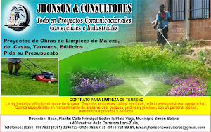 JHONSON&CONSULTORES TODO EN PROYECTOS COMUNICACIONALES COMERCIALES E INDUSTRIALES C.A