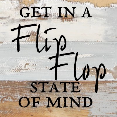 Flip Flop State of Mind Wall Art