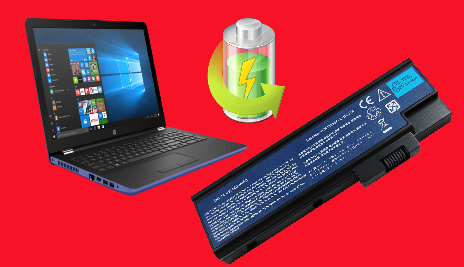 Hasil gambar untuk merawat baterai laptop