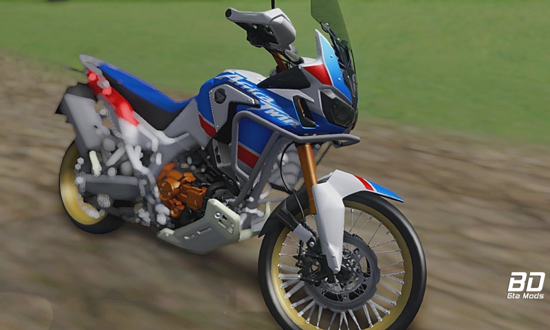 Honda CRF 1000L2 Africa Twin + Ronco para GTA San Andreas - GTA Na