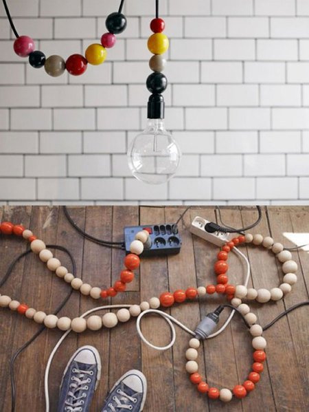 Using large beads as decoration