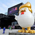 Chinese roster year sculpture as Mr.Trump