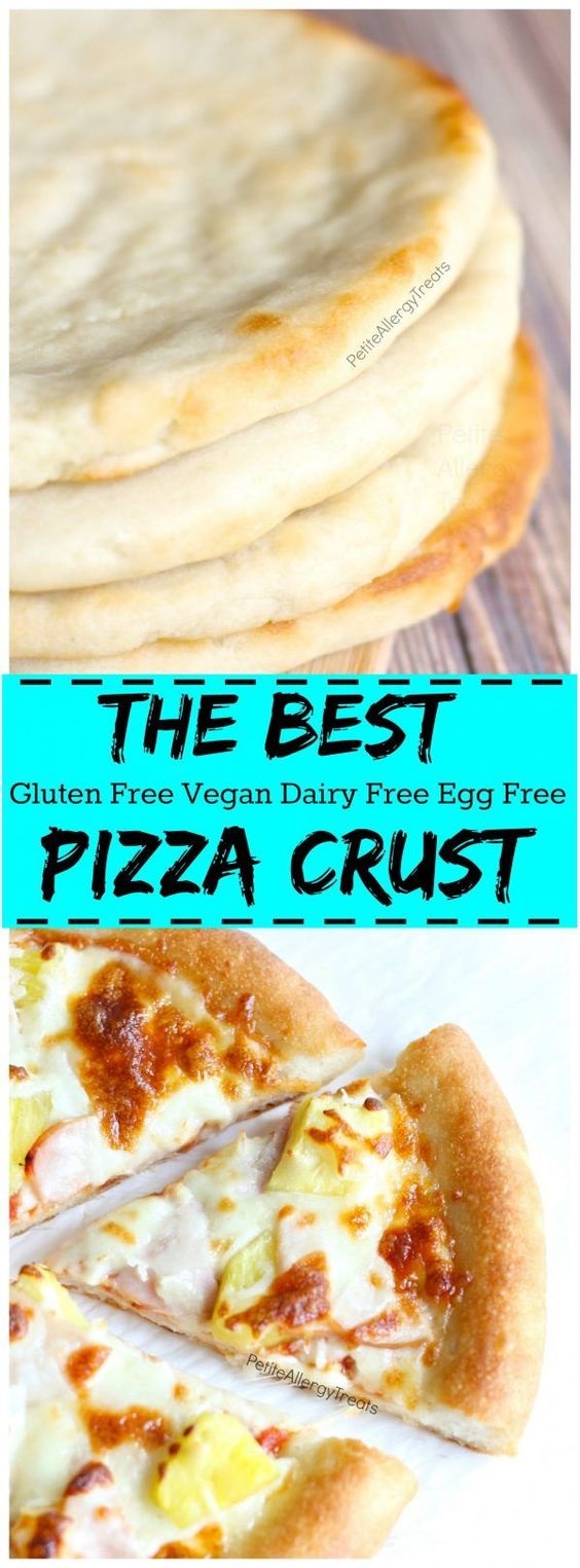 The Best Gluten Free Pizza Crust- Vegan Egg Free