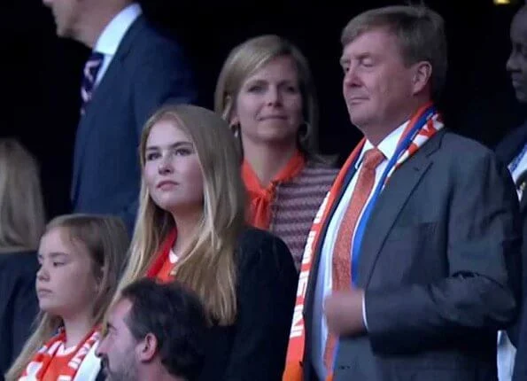 King Willem-Alexander, Crown Princess Amalia and Princess Ariane attended FIFA Women’s World Cup 2019 final match