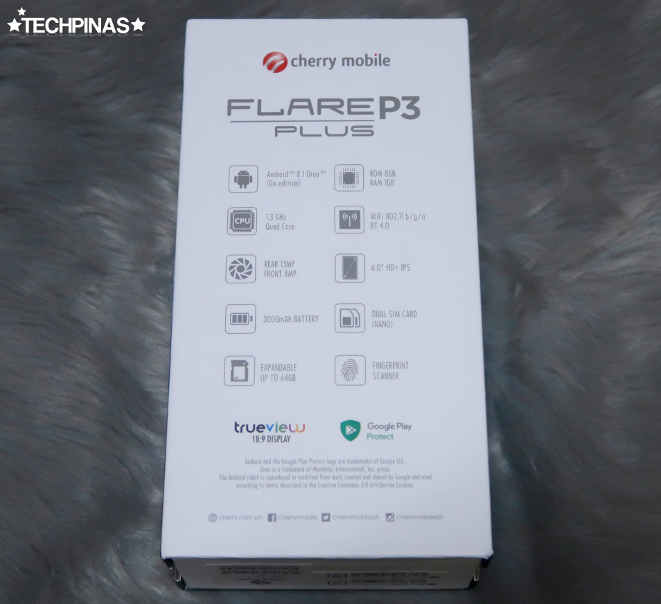 Cherry Mobile Flare P3 Plus Specs