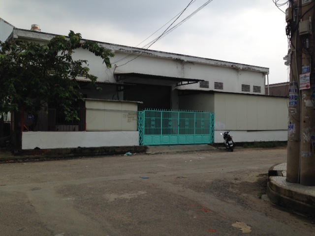 Cho thuê nhà xưởng 1300m2 giá 38tr/th phường Tân Thới Nhất, Q12
