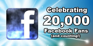 20,000 Facebook Fans = A Giveaway for Everyone