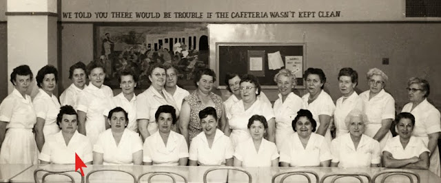 Cafeteria ladies in 1960s