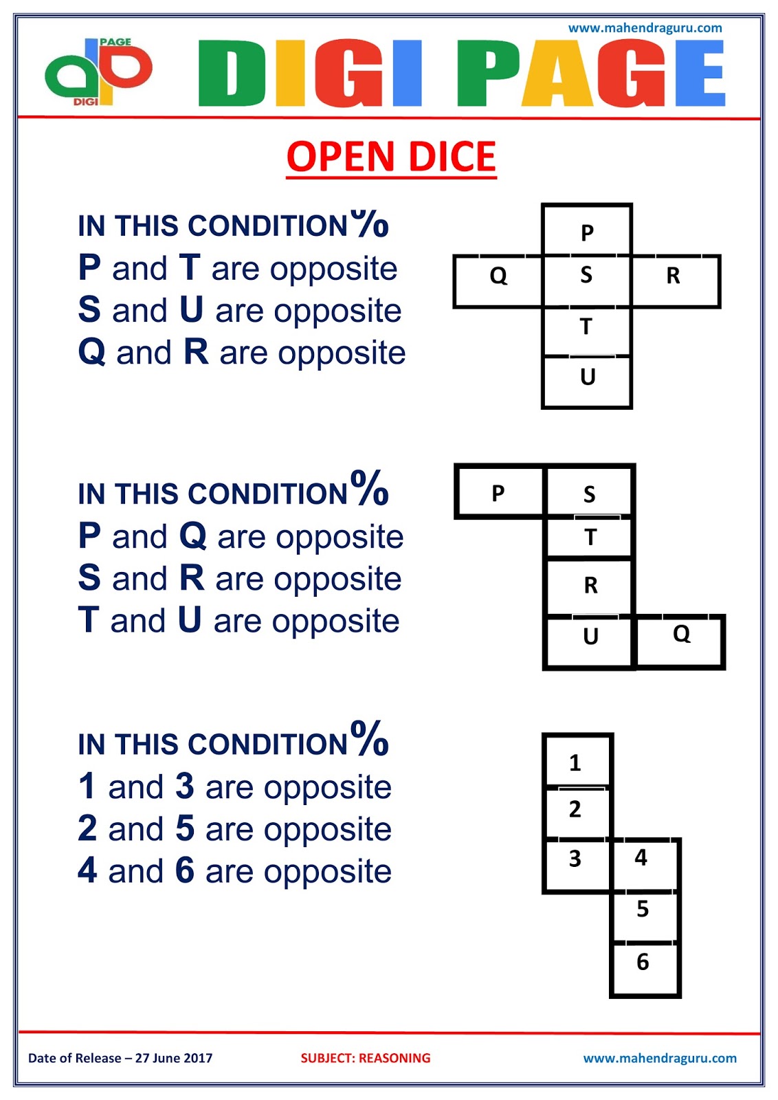 DP OPEN DICE 27 JUNE 17