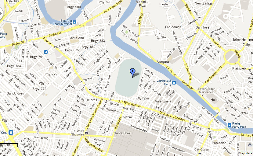 Makati Coliseum Map
