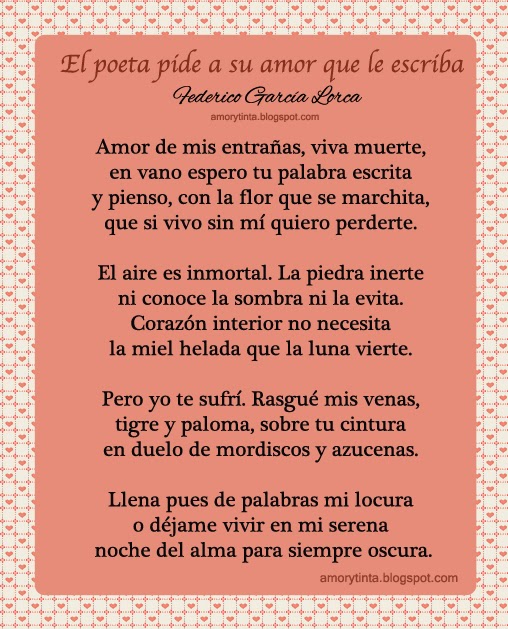 Amor y Tinta Poemas de amor
