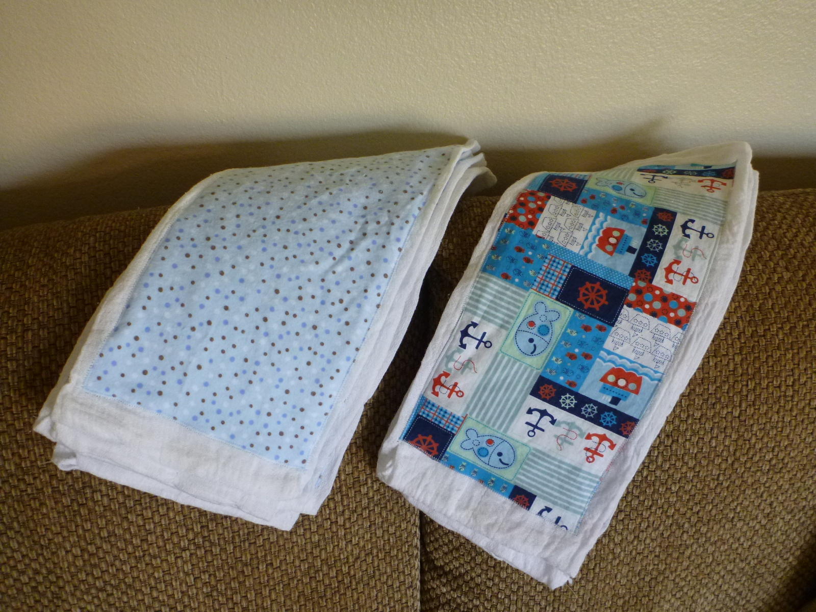 Clearwater Cottage How to Sew Baby Burp Cloths