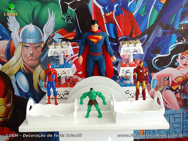 Festa infantil Super-Heróis - Decoração de aniversário
