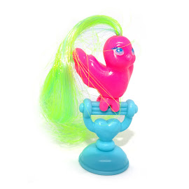 Fairy Tails Pink Bird with Yellow Hair Jewellery Birds Figure