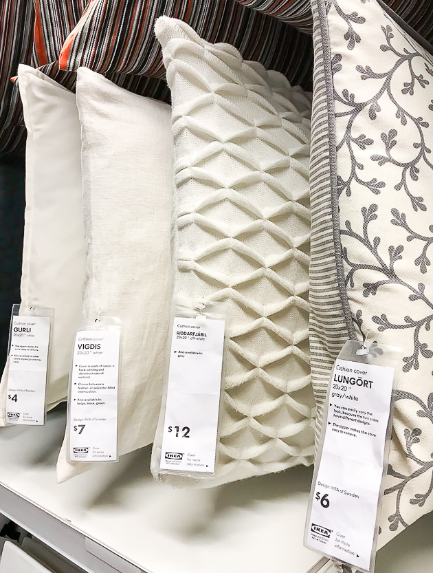 new pillow covers from IKEA, ikea, ikea pillows