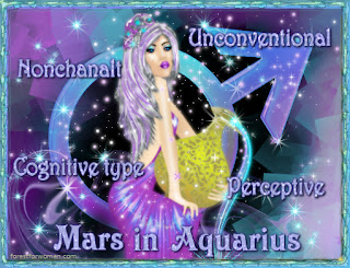 Features of Aquarius Mars Aquarius-mars
