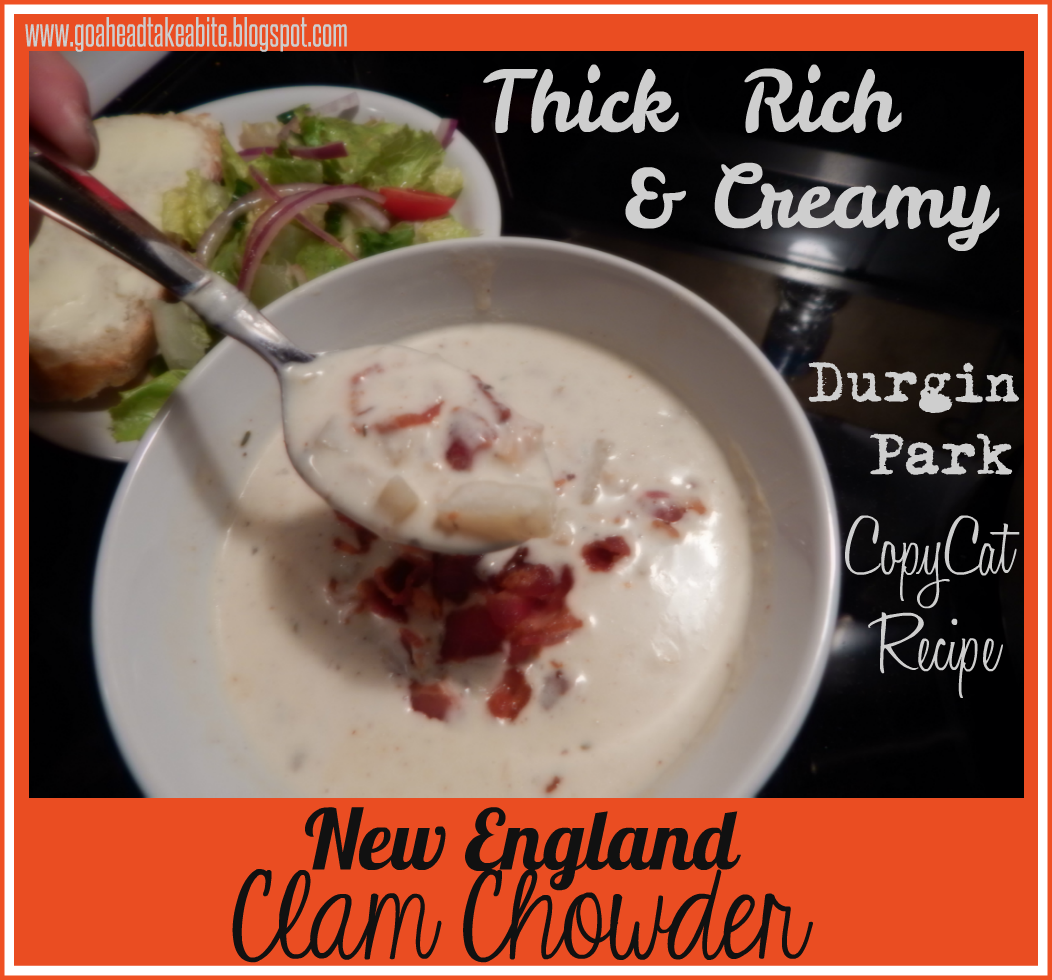 Go Ahead... Take A Bite! Creamy New England Clam Chowder