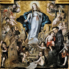Inmaculada con San Antonio y San Eloy o La Virgen de los Plateros - Juan de Valdés Leal - 1654-56 - Museo de Bellas Artes de Córdoba
