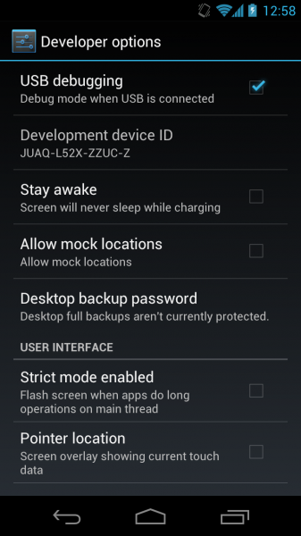 شرح تفعيل خيار التصحيح USB Debugging فى اندرويد 4.2, 4.3, 4.4, 5.0, ETC او الاصدارات الاحدث ؟ شرح تفعيل خيار التصحيح USB Debugging فى اندرويد 4.2, 4.3, 4.4, 5.0, ETC او الاصدارات الاحدث ؟