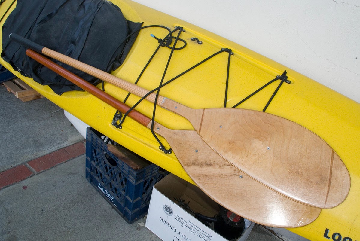 2-piece wood paddle