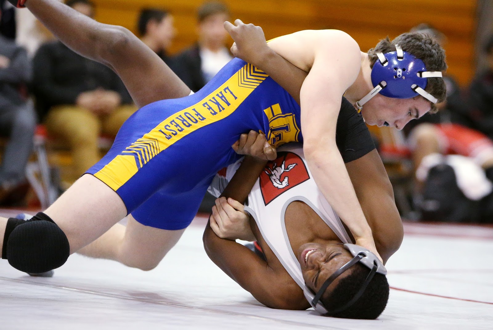 Mark Kodiak Ukena IHSA Varsity Wrestling Lake Forest vs Mundelein
