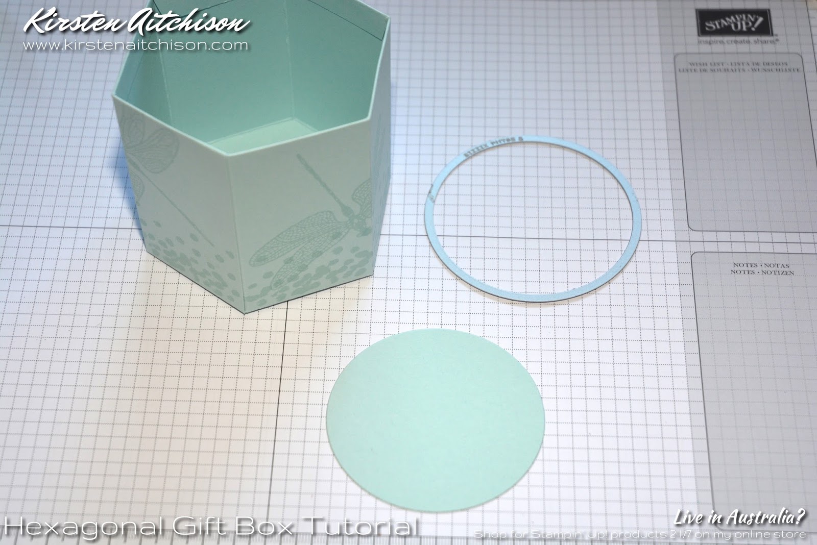Kirsten Aitchison: Handmade with Love: Hexagonal Gift Box Tutorial
