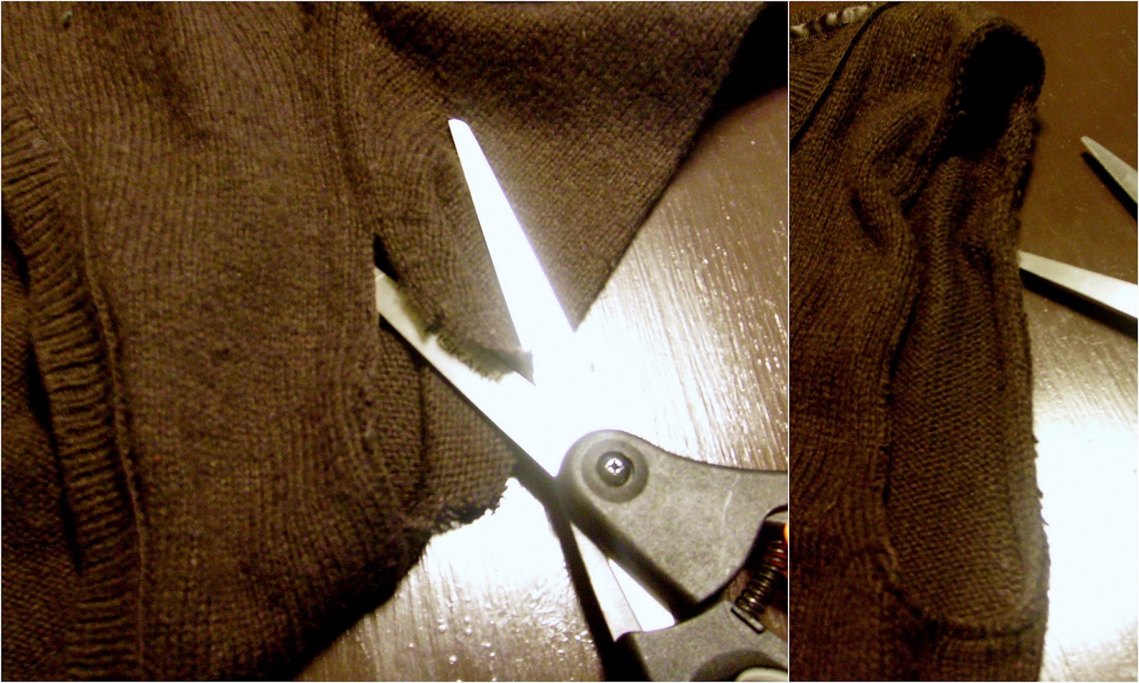 Sweater makeover, easy ruffled vest tutorial / Create / Enjoy