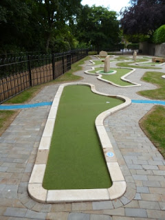Barnard Castle Mini Golf Hole 1