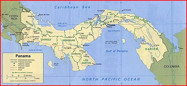 image: Panama Political Map