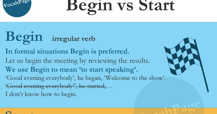 BEGIN e START - Saiba quando usar cada um deles em inglês