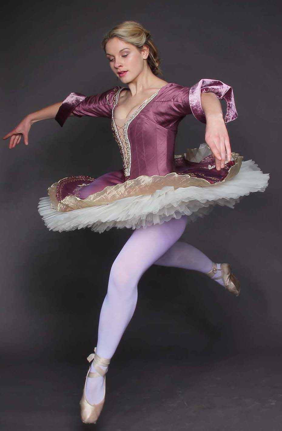 Belle Dame The Silver Thimble Ballet Tutu Photoshoot Lilac Fairy and