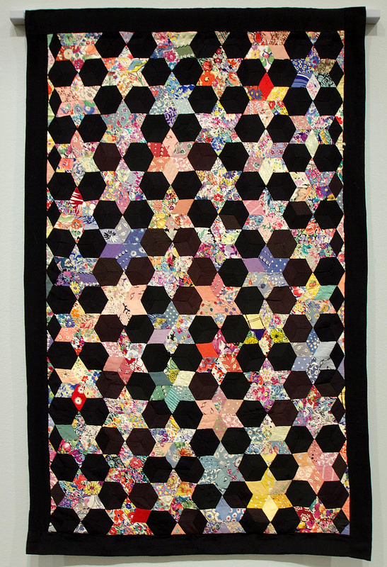 Diamond Quilt 1944-45 by Elizabeth Mary Evans | Making the Australian Quilt 1800-1950 | © Red Pepper Quilts 2016