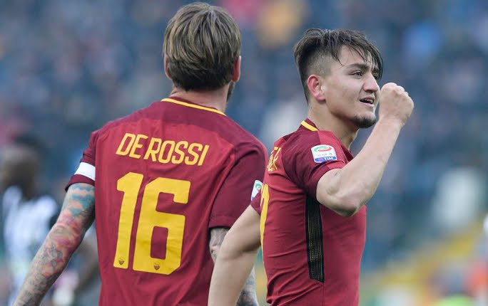 Serie A, la Roma torna 3° in classifica: 0-2 a Udine con Under e Perotti, stasera Genoa-Inter