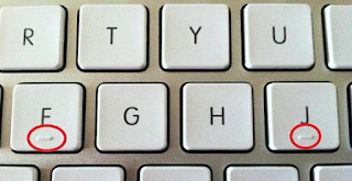 Apa Fungsi Tonjolan Pada huruf F dan J pada keyboard Fungsi Tonjolan Pada huruf F dan J pada keyboard