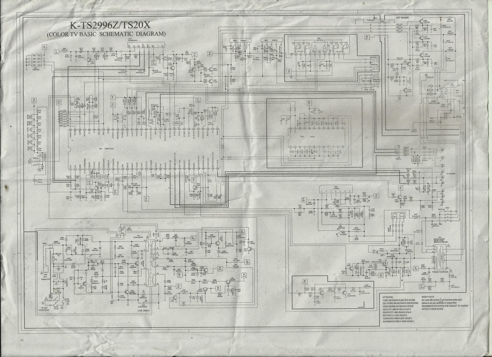 Circuit Diagram Of 8873 Tv Kit