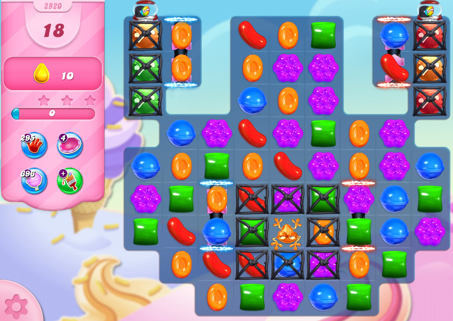 Candy Crush Saga level 2920 Candy Crush Saga level 2920