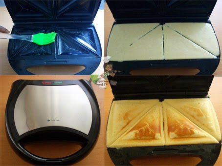 preparation of Cake in a Sandwich Toaster / Maker, nigerian cake, Sandwich maker pillow cake, sandwich maker recipes, sandwich toaster recipes